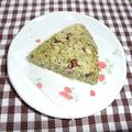 kimrider's cooksnap of when they made おからケーキ『煎茶殻＆抹茶あずき』.