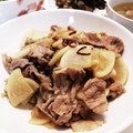 クックE662AA☆'s cooksnap of when they made 簡単！豚小間と大根炒め＊ごま風味.