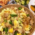 22ひじき's cooksnap of when they made 春キャベツ豚バラのふんわり卵炒め.