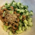 yu🐓's cooksnap of when they made パセリと納豆の…コチュジャン和え.