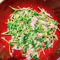 meruru9's cooksnap of when they made 《再生豆苗》のツナ和え.