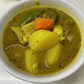 クックQPYBQ7☆'s cooksnap of when they made あんまり辛くないベジタリアンスープカレー.