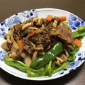 居酒屋まるみ's cooksnap of when they made 牛肉としめじのオイスターソース炒め.