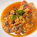 たっちゃんママ。's cooksnap of when they made 赤えんどう豆のチリコンカン.
