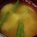 ヨシヨッシー's cooksnap of when they made 豆腐と絹さやの味噌汁♪.