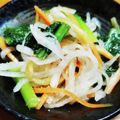 みぽぴぽ's cooksnap of when they made 小松菜と根菜の和え物.