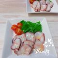 オウジリリノエ's cooksnap of when they made 簡単にお店の味♡タコのカルパッチョ.