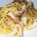 すぎひのき's cooksnap of when they made 簡単 キノコパスタ.