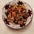 nemuchan's cooksnap of when they made ひじきと茎ワカメのベーコン炒め煮.