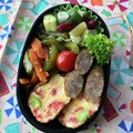 栗丸うさぎ's cooksnap of when they made 紅ショウガと枝豆のだし巻き卵.