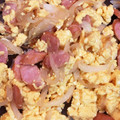 ☆ドキンちゃん☆”'s cooksnap of when they made マヨネーズで食べるソーセージと卵の炒め物.