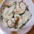 あけにゅう's cooksnap of when they made ★かにカマときゅうりのコブマヨ★.