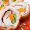 り～たん。's cooksnap of when they made アスパラチキンロールのトマト煮込み♪.