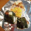 yunapi☆'s cooksnap of when they made おにぎり（から揚げ）.