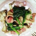 クック6DDPP8☆'s cooksnap of when they made 簡単！ほうれん草ベーコン炒め(舞茸風味).