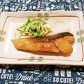 ﾁｲﾁｬﾝﾏﾏ's cooksnap of when they made お酢でさっぱり!鰤の照り焼き☆付け合わせ.