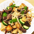 マダムスカーレット's cooksnap of when they made 砂肝とエリンギのピリ辛炒め.