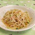 赤い電話's cooksnap of when they made もやしとハムの中華サラダ.