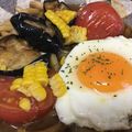 葉月優希's cooksnap of when they made 作り置きのカレーで彩り野菜のカレーうどん.