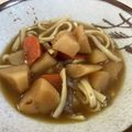 papikun's cooksnap of when they made 肉じゃが使い切り！リメイク☆うどん.