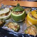 toya108c's cooksnap of when they made イタリア発簡単♪丸ズッキーニの肉詰め♪.