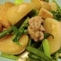 料理スキになってきた's cooksnap of when they made カブと鶏肉のバター醤油炒め.
