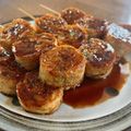 ＊る〜らんこ＊'s cooksnap of when they made ♡甘辛だれde油揚げロールの串焼き♡.