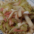 リトル黒豆マーメイド's cooksnap of when they made 春きゃべつとイカのソース炒め.