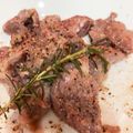 よしみゆき's cooksnap of when they made 簡単☆ラム肉のやわらか塩麹ソテー.