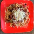 クックUHN48P☆'s cooksnap of when they made ナスとひき肉のトマトパスタ.