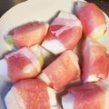大阪のちゃーちゃん's cooksnap of when they made お弁当にも♪玉ねぎの豚肉巻き.