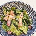 りゃあこちん's cooksnap of when they made ✽法蓮草とカリカリベーコンの和えサラダ✽.