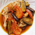 ♪ちゅれ♪'s cooksnap of when they made 豚肉とナスのオイスターソース炒め.