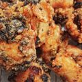 monjimari's cooksnap of when they made ムネ肉、大葉、梅干し、海苔、唐揚げ。.