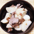 わたさな2016's cooksnap of when they made 長芋と豚こまの梅肉炒め.