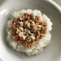 Ruriluru's cooksnap of when they made 鮭フレークで鮭マヨ丼.
