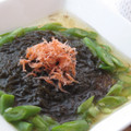 robicat's cooksnap of when they made オクラとモズク☆干しあみえびを添えて.