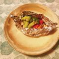yesmama's cooksnap of when they made 彩り野菜で鮭のホイル焼き.