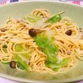 tonmyee's cooksnap of when they made 超簡単しめじとキャベツの外葉の和風パスタ.