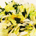 ♡ぽちすけ♡'s cooksnap of when they made 簡単副菜♪レタスとわかめの中華風サラダ.
