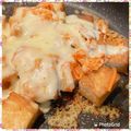 nakamucchi's cooksnap of when they made 絶対おいしい！キムチーズ厚揚げ☆.