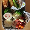 かなそま☆もぐりん's cooksnap of when they made 幼稚園 お弁当 くるくる サンドイッチ.