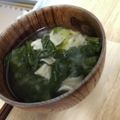 ウィンナ's cooksnap of when they made 免疫力アップ！舞茸小松菜の味噌汁.