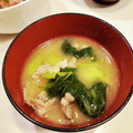 ゆいmaru3's cooksnap of when they made 青梗菜と豚肉のお味噌汁.