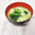 ふうはっちゃん's cooksnap of when they made 小松菜としめじのお味噌汁.