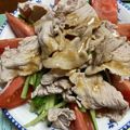 ちゃぎー's cooksnap of when they made 豚しゃぶときゅうりのごまだれ冷やし中華.