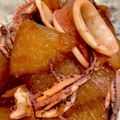 のあばぁ's cooksnap of when they made ヤリイカと大根の煮物.