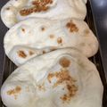 hiyoko17's cooksnap of when they made フライパンで簡単ナン、ピザにも.