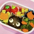 ♡YKitchen♡'s cooksnap of when they made 黒猫ちゃんおにぎり＊キャラ弁.