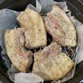 ♪ゆぴちゆ♪'s cooksnap of when they made ストウブで簡単！手作り燻製ベーコン.